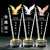 High-End Boutique Crystal Trophy Enterprise Excellent Staff Company Annual Meeting Celebration Pickling Blade Excellent