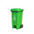 Outdoor Trash Bin 120L Environmental Sanitation Waste Bin Plastic Pedal Trailer Sorting Trash Bin Outdoor Garbage Bin Customization