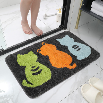 New Bathroom Entrance Absorbent Bathroom Non-Slip Mat Entrance Home Use Bedroom Foot Mat Floor Mat