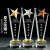 High-End Boutique Crystal Trophy Enterprise Excellent Staff Company Annual Meeting Celebration Pickling Blade Excellent