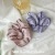 South Korea Dongdaemun Retro French Elegant Shell Texture Satin Pearlescent Large Intestine Hair Ring Hair Rope Hair Accessories Q019