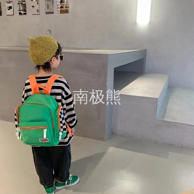 Preschool Kindergarten Jelly Color Schoolbag Small Bookbag in Stock Direct Selling Small Casual Backpack Trendy Backpack