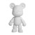 Internet Celebrity Fluid Violent Bear White Body Decoration Diy Handmade Gift Personalized Star Cool Bear Graffiti Painted Toy