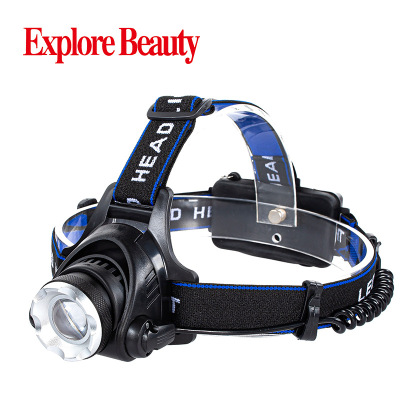 Factory Direct Sales Led Zoom Headlamp T6- L2 Charging Telescopic Zoom Charging Long Shot Fishing Headlamp Wholesale