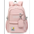 Two-Piece Set New Casual Backpack Coin Purse Large Capacity Girl's Backpack Simple Factory Direct Sales