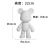 Internet Celebrity Fluid Violent Bear White Body Decoration Diy Handmade Gift Personalized Star Cool Bear Graffiti Painted Toy