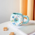 Macaron Ceramic Cup Color Glaze Mug Donut Water Cup Three-Dimensional Coffee Cup..