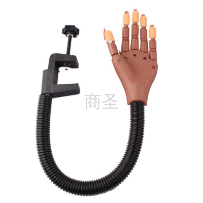 Manicure Practice Prosthetic Hand Flexible Movable Model Manipulator Nail Joint Hand Send Nail Tip