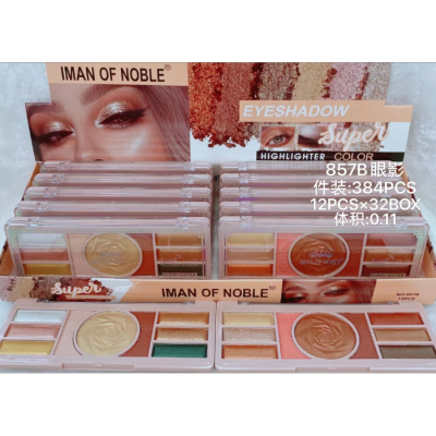 Iman of Noble Brand Cross-Border Classic New 9-Color Earth Colorful Eye Shadow 24-Hour Lasting