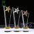 New Pickling Blade Crystal Trophy School Sports Prize Metal Five-Pointed Star Trophy Factory Wholesale Customization