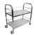 Stainless Steel Double-Layer Drinks Trolley Dining Car Bowl-Receiving Cart Servicer Fast Food Restaurant Dining Trolley