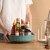 Kitchen Multi-Functional Rotating Storage Rack for Foreign Trade