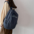  Retro Alphabet Solid Color Backpack Harajuku Ulzzang Japanese High School and College Student School Bag Women Backpack