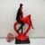 Resin Decorations Couple Red and Black