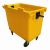 660 L Outdoor Large Plastic Trash Can Large Capacity Sanitation Wheeled Trolley Trash Can 1100L Customization