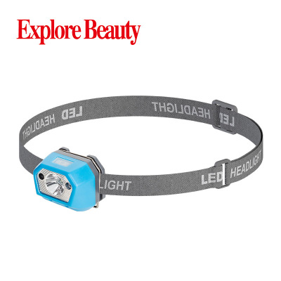 New Red and White Dual Light Source Cob Floodlight LED Headlamp Outdoor Camping Night Fishing USB Charging Work Overhaul Headlamp