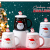 Christmas Ceramic Cup Cup with Spoon Lid Stereo Coffee Cup Cartoon Mug..