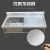Commercial Stainless Steel Sink Kitchen Single Star Sink Right Platform Dish Washing Hand Basin Canteen Household