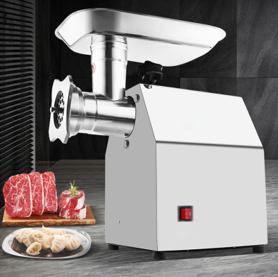 12-Type Commercial Small Automatic Meat Grinder Household Multi-Functional Stainless Steel Desktop Frozen Meat Fresh Meat Grinder