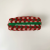 Christmas Wool Cosmetic Bag Red and Green Zipper Coarse Knitting Storage Wash Bag Large Capacity Pencil Case