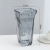 Crystal Glass Vase Square Thickened Irregular Living Room Decoration Hydroponic Hydroponic Vase Wholesale