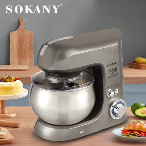 cross-border sokany266 home kneading machine dough mixer desktop mixer stand mixer 6.5l；