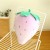 Factory Wholesale Plush Toys Emulational Fruit Extremely Soft Strawberry Pillow Boutique Eight-Inch Prize Claw Doll Doll Gift