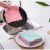 Kitchen Cleaning Double-Sided Strong Absorbent Coral Fleece Rag Oil-Free Dishcloth Wet and Dry Scouring Pad