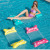 Amazon Inflatable Floating Row Inflatable Float Hammock Floating Deck Chair Thickened PVC Foldable Backrest Floating Bed Floating Row