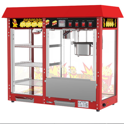 Commercial Popcorn Machine POP6A-D Display Cabinet Ball Butterfly Cinema Automatic Popcorn Machine