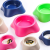 Pet Multicolor Plastic Single Bowl Dog Tableware Food Basin Plastic Pet Dog Bowl Cat Bowl in Stock Wholesale