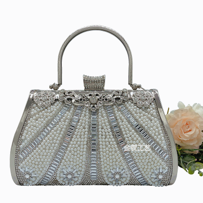 New Pearl Bag Dinner Dress Banquet Annual Meeting Can Be Used for Artistic Princess Bag Large Capacity Technicians with Gold and Silver