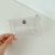 Transparent Printed Card Holder Ins Mini Snap Button Bank Card Protective Cover Glitter Small Wallet