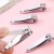 Nail Clippers 5 Small Stainless Steel Nail Scissors Portable Nail Clippers Manicure Tools Adult and Children Wholesale