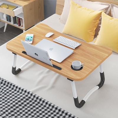 Laptop Desk Bed Small Desk Household Foldable Simple Lazy Table Dormitory Dining Table Student's Table