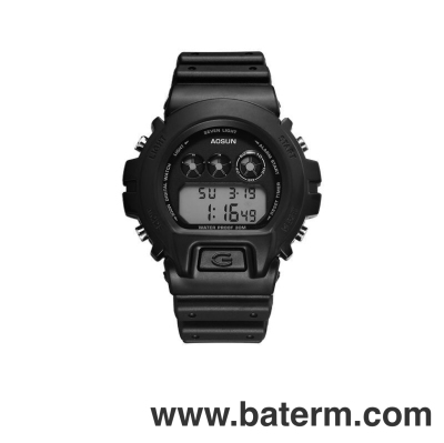 Korean Style Fashionable Student Electronic Watch Waterproof Drop-Resistant Multifunctional Luminous Alarm Sports Watch