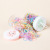 2022 New Cartoon Boxed Disposable Children's Rubber Band Wholesale Color Small Rubber Band Hair Tie Harmless Hair Elastic
