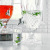 65593Crystal Juice Bottle with Lid and Faucet Large Capacity Juice Jar Transparent Cold Water Bottle Juice Jar