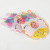 Korean Style Children's Colorful Strong Pull Continuous Rubber Band Cartoon Bag Hair Band Disposable Bag Baby Tie-up Hair Head Rope