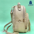Large Capacity Student Backpack Vintage Pu Soft Leather Outdoor Travel Backpack Simple Casual Women's Bag