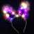 New Instafamous Hairband Luminous Night Market Wholesale Party Gathering Decorative Cute Colorful Adult Rabbit Ears Headband