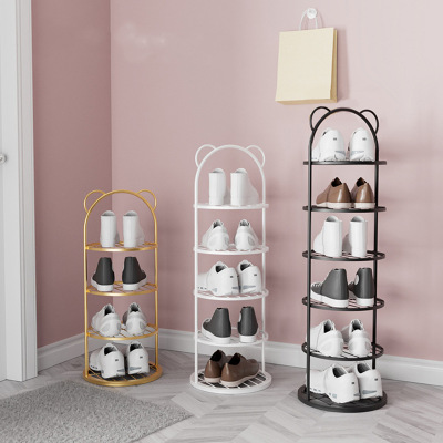 Space-Saving Shoe Rack Simple Door Household Multi-Layer Storage Fantastic Small Narrow Shoe Rack Strong and Durable Shoe Cabinet