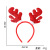 2022 Cross-Border Hot Selling Christmas Headband Elk Horn Five-Pointed Star Headband Christmas Decorations Children Headwear Head Buckle
