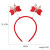 Cross-Border New Arrival Felt Cloth Christmas Headband Children Adult Christmas Decorations Party Decoration Hat Headband