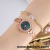 Factory Wholesale Tik Tok Live Stream Hot Sale Small Golden Watch Watch Female Delicate Small Dial Light Luxury Watch Mother Shell Dial