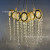 New Wedding Crystal Crown Acrylic Chandelier Stage Lighting Decorative Lamp Modern Minimalist Wedding Stage Props