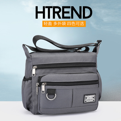 Large Capacity Men's Waterproof and Hard-Wearing Backpack Multi-Pocket Business Bag Business Leisure Men's Messenger Bag