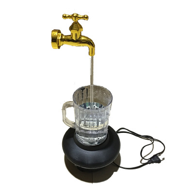 Magic Faucet Mug Magic Suspension Faucet Magic Colorful Water Cup Lamp Flowing Water Hanging Decoration
