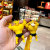 Pikachu Cartoon Key Chain Couple Doll Schoolbag Key Pendants Car Hercules Small Ornaments Keychain