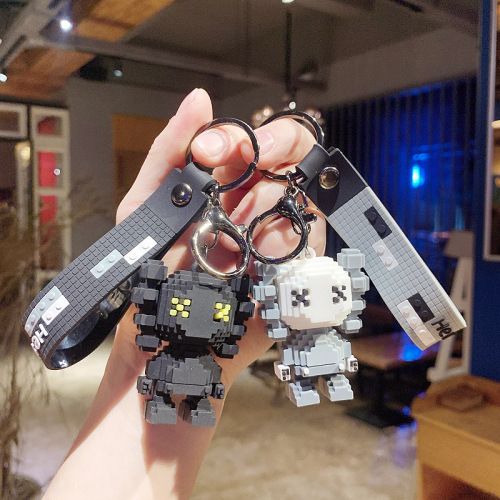 Violent Bear Creative Personality Key Chain Car Doll Doll Cute Key Pendant Couple Bags Ornaments Key Buckle